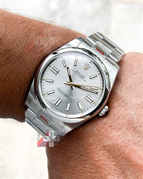 rolex oyster perpetual size in mm|rolex oyster perpetual 41mm 124300.